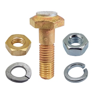 2180-883 Albright Single Fixed Textured Tip Contact Stud