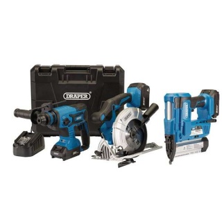53216 Draper Tools 7.2V Cordless Grass and Hedge Shear Kit