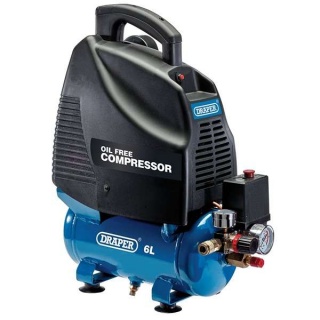 24974 | 6L Oil-Free Air Compressor 1.1kW/1.5hp