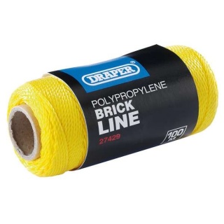 27429 | Polypropylene Brick Line 100m Yellow