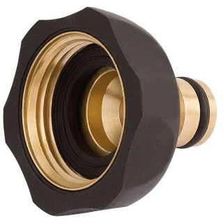 27697 | Brass and Rubber Tap Connector 1''
