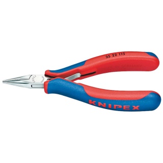 27699 | Knipex 35 22 115 Electronics Flat-Round Jaw Pliers 115mm