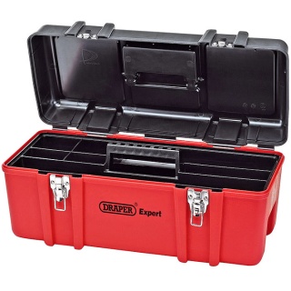 27732 | Plastic Tool Box With Tote Tray 580mm
