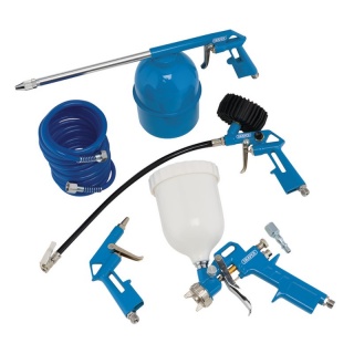 28357 | Draper Tools Air Tool Kit, 1/4'' BSP (5 Piece)