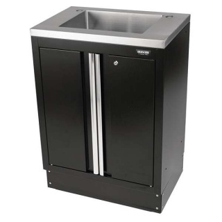 31034 | BUNKER® Modular Floor Cabinet with Sink 2 Door 680mm