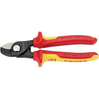 32014 | Knipex 95 18 165UKSBE VDE Fully Insulated Cable Shears 165mm