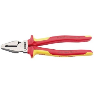 32018 | Knipex 02 08 225UKSBE VDE Fully Insulated High Leverage Combination Pliers 225mm