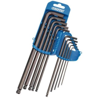 33719 | Extra Long Metric Hex. and Ball End Hex. Key Set (10 Piece)