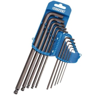 33723 | Extra Long Imperial Hex. and Ball End Hex. Key Set (10 Piece)