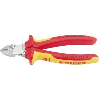 34055 | Knipex 14 26 160SB VDE Fully Insulated Diagonal Wire Strippers and Cutters