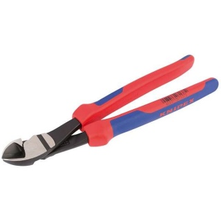 34605 | Knipex 74 22 250 High Leverage Diagonal Side Cutter with 12° Head 250mm