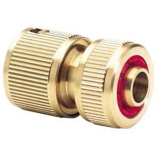 36202 | Brass Hose Connector with Water Stop 1/2''