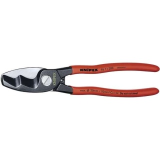 37065 | Knipex 95 11 200 Copper or Aluminium Only Cable Shear 200mm