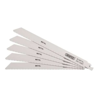 38631 | Bi-metal Reciprocating Saw Blades for Metal Cutting 225mm 18tpi (Pack of 5)