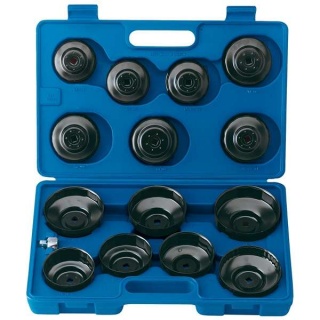 40105 | Oil Filter Cup Socket Set 3/8'' Square Drive (15 Piece)