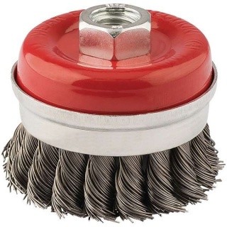 41447 | Steel Twist-Knot Wire Cup Brush 65mm M14