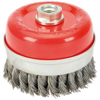 41450 | Steel Twist-Knot Wire Cup Brush 100mm M14
