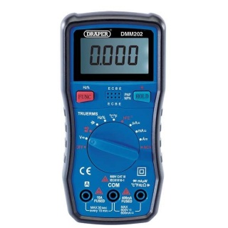 41820 | Auto-Ranging Digital Multimeter 1 x Test Leads 1 x Temp Probe