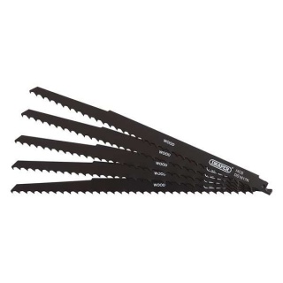 42615 | Reciprocating Saw Blades for Pruning & Coarse Wood & Plastic Cutting 300mm 3tpi (Pack of 5)