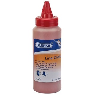 42975 | Plastic Bottle of Red Chalk for Chalk Line 115g