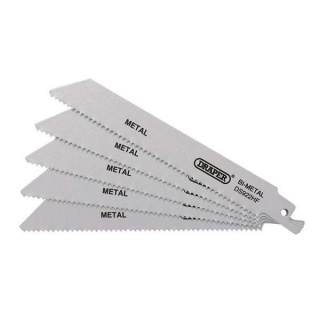 43460 | Bi-metal Reciprocating Saw Blades for Metal 150mm 10tpi (Pack of 5)
