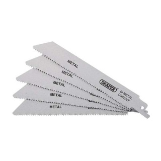 43463 | Bi-metal Reciprocating Saw Blades for Metal 150mm 10-14tpi (Pack of 5)