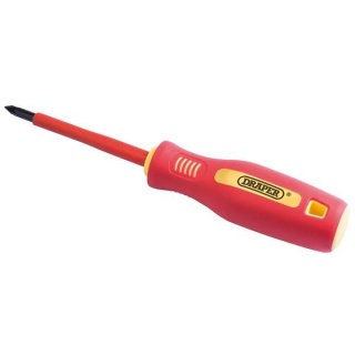 46528 | Fully Insulated Soft Grip Cross Slot Screwdriver No.1 x 80mm