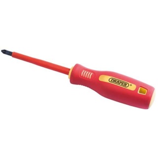 46529 | Fully Insulated Soft Grip Cross Slot Screwdriver No.2 x 100mm