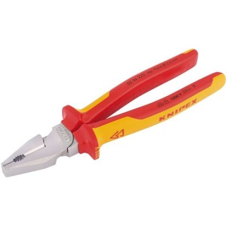 49169 | Knipex 02 06 225 Fully Insulated High Leverage Combination Pliers 225mm