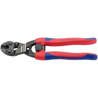 49189 | Knipex Cobolt® 71 22 200SB Compact 20° Angled Head Bolt Cutters with Sprung Handles 200mm