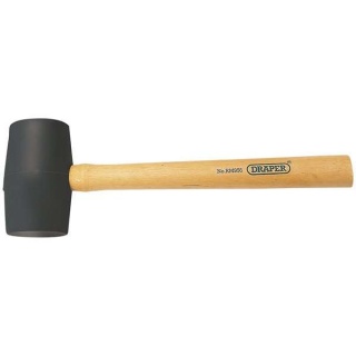 51095 | Rubber Mallet With Hardwood Shaft 410g/14.5oz
