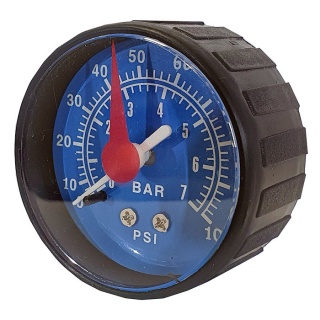 Bomba De Pie Doble Cilindro Draper 25996 – 100 PSI / 7 Bar, Base Acero 4mm, Manguera 600mm Con Conector Lock On