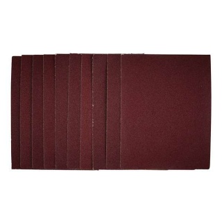 54717 | 1/4 Sanding Sheets 115 x 150mm 80 Grit (Pack of 10)