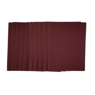 54733 | 1/4 Sanding Sheets 115 x 150mm 120 Grit (Pack of 10)