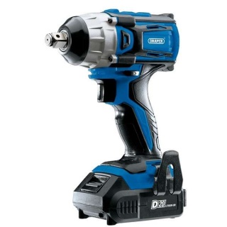 55343 | D20 20V Brushless Impact Wrench 1/2'' Square Drive 250Nm 2 x 2.0Ah Batteries 1 x Charger