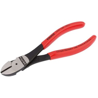55522 | Knipex 74 01 160 High Leverage Diagonal Side Cutter 160mm