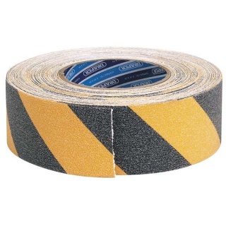 65440 | Heavy-duty Safety Grip Tape Roll 18m x 50mm Black and Yellow