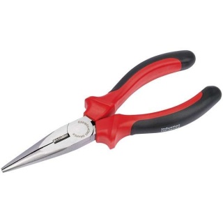 67997 | Heavy-duty Long Nose Pliers with Soft Grip Handles 165mm