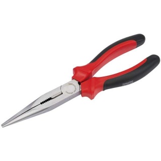 68300 | Heavy-duty Long Nose Pliers with Soft Grip Handles 200mm