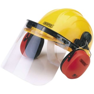 69933 | Safety Helmet with Ear Muffs and Visor