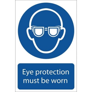 72080 | Eye Protection' Mandatory Sign 200 x 300mm