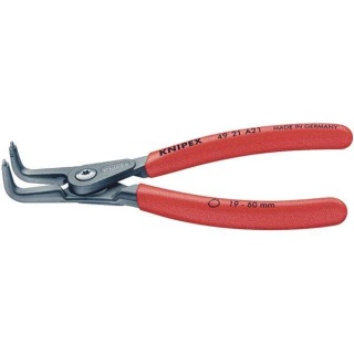 75095 | Knipex 49 21 A21 90° External Straight Tip Circlip Pliers 19 - 60mm Capacity 165mm