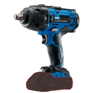 89518 | Draper Storm Force® 20V Mid-Torque Impact Wrench 1/2'' Square Drive 400Nm (Sold Bare)