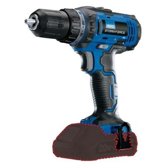 89518 Draper Storm Force 20V Mid Torque Impact Wrench 1 2 Square Drive 400Nm Sold Bare