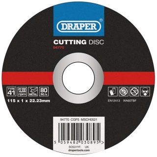 94770 | Metal Cutting Disc 115 x 1 x 22.23mm