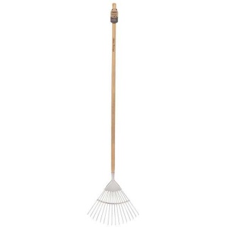99020 | Draper Heritage Stainless Steel Lawn Rake with Ash Handle