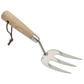 99025 | Draper Heritage Stainless Steel Hand Weeding Fork with Ash Handle