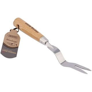 99027 | Draper Heritage Stainless Steel Hand Weeder with Ash Handle