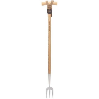 99031 | Draper Heritage Stainless Steel Fork With Ash Long Handle