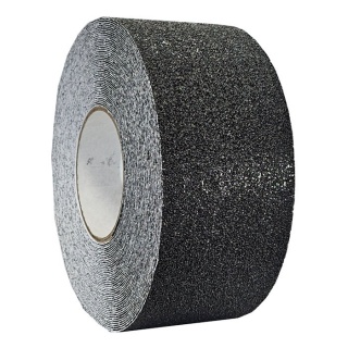 75mm Wide Black Marine Deck Tread Self-adhesive Tape | Re: HC010041